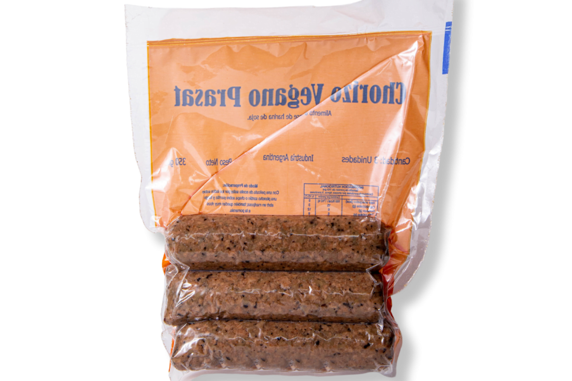Chorizo vegano