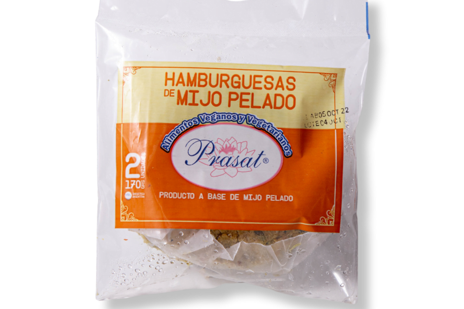 Hamburguesas de mijo pelado